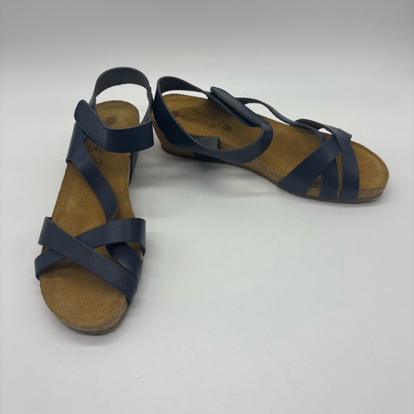 Eric Michael Womens Havana Sandal Navy Size EU39 M US8-8.5 - Picture 1 of 6